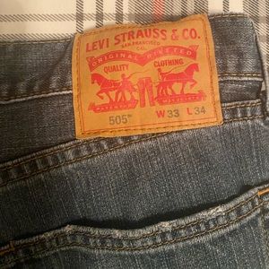 Men’s Levis 505 Jeans
